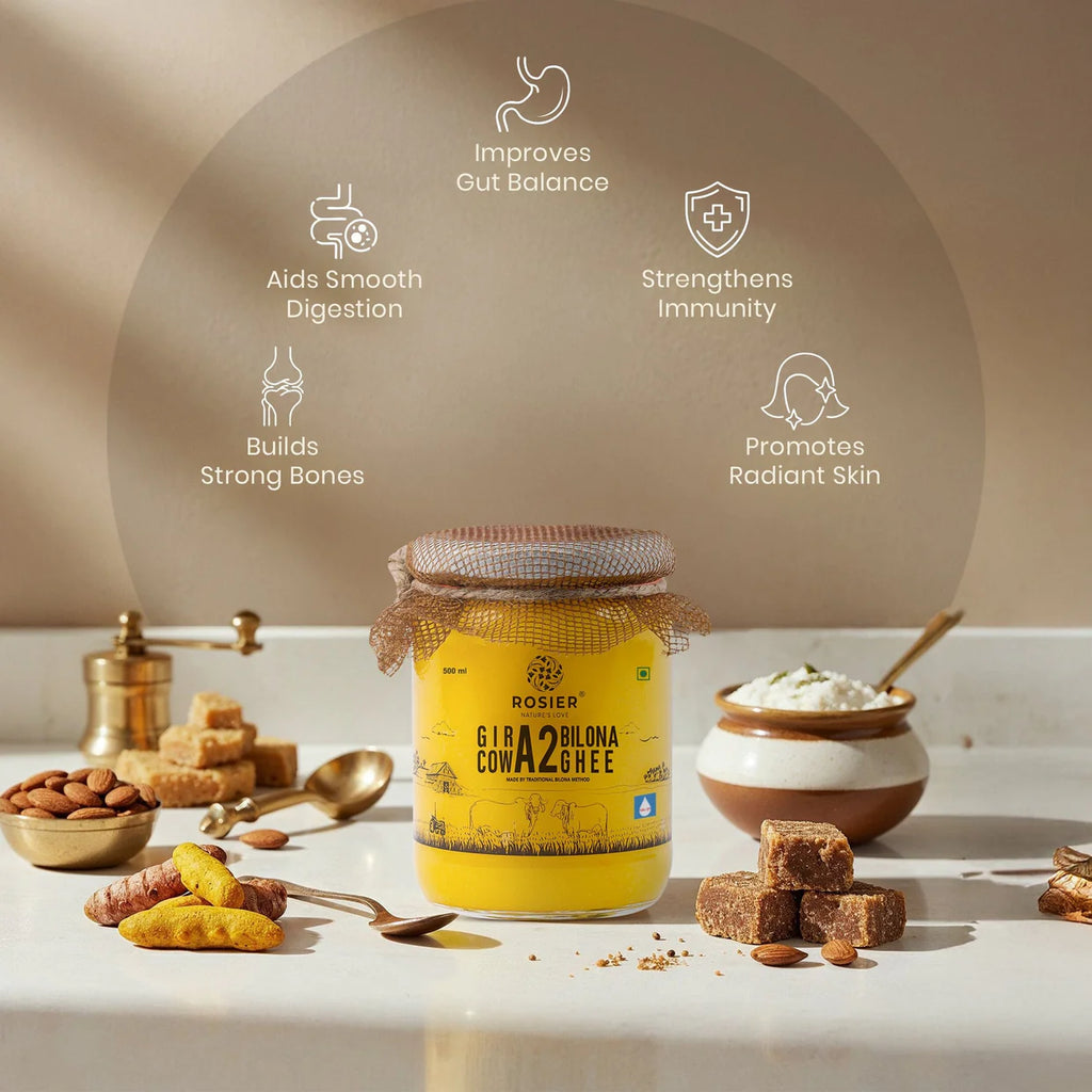 Gir Cow A2 Ghee - Made From Curd